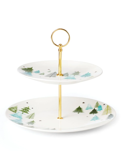 Lenox Balsam Lane Two-tier Server In White