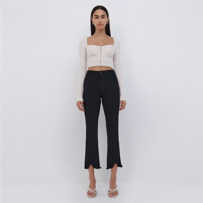Simkhai River Straight Leg Denim In Jet