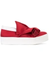 N°21 BOW DETAIL SLIP-ON SNEAKERS,8009MOD11862613