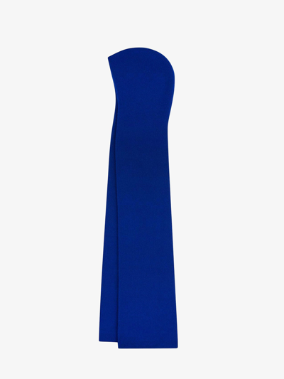 Tom Ford Soft Cashmere Hooded Scarf In Blue