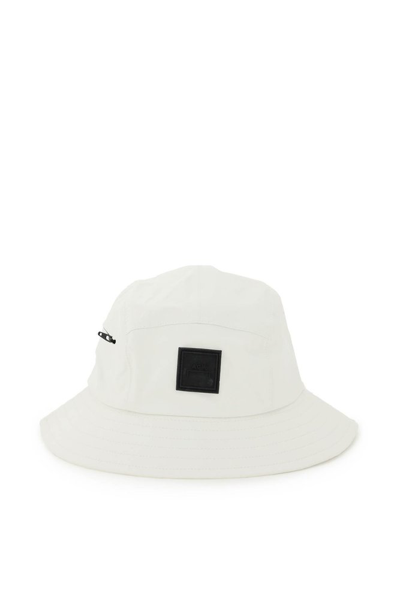 A-cold-wall* Brand-badge Shell Bucket Hat In White
