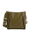 Stella Mccartney Stella Logo Crossbody Bag In Military Green