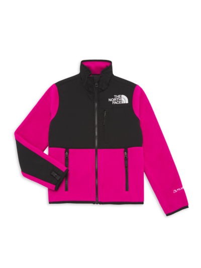 The North Face Kids' Little Girl's & Girl's Denali Jacket In Fuschia Pink