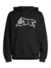 Icecream Running Dog Popover Hoodie In Black