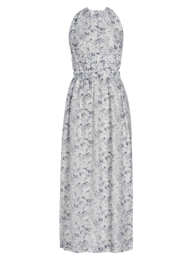 Sir Dimitri Cross-back Maxi Dress In Dimitri Ivory