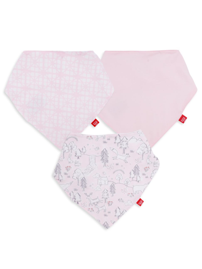 Magnetic Me Baby's Blossom Hollow Townmagnetic Bibs 3-piece Set