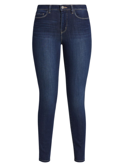 L Agence Monique Mid-rise Stretch Skinny Ankle Jeans In Stanford