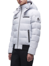 Moose Knuckles Boerum Outershell Down Jacket In Nimbus Cloud