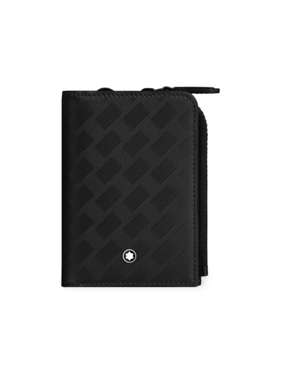 Montblanc Extreme 3.0 Folded Zip Card Holder In Black