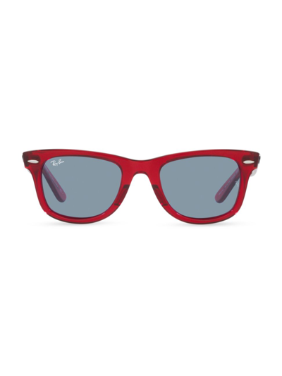 Ray Ban Rb2140 50mm Wayfarer Sunglasses In Red