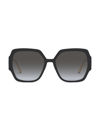 Dior Montaigne 58mm Square Sunglasses In Grey Grad