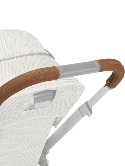 Uppababy Babies' Vista And Vista V2 Leather Handlebar Covers In Saddle