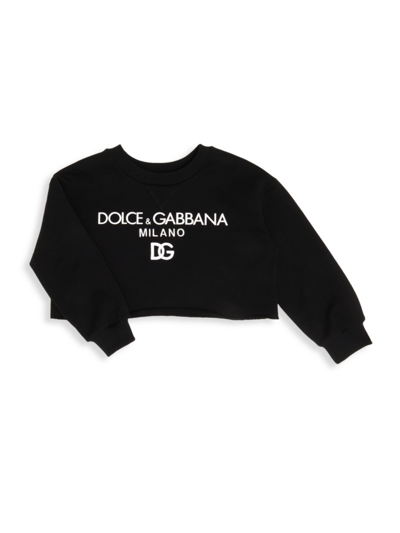 DOLCE & GABBANA LITTLE GIRL'S & GIRL'S LOGO SWEATSHIRT