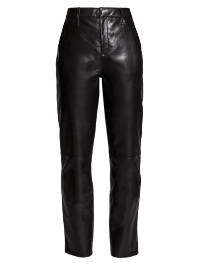 As By Df Jordan Recycled Leather Trousers In Black