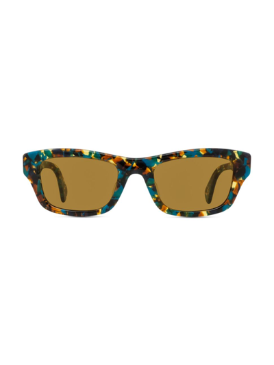 Kenzo Havana 56mm Plastic Sunglasses