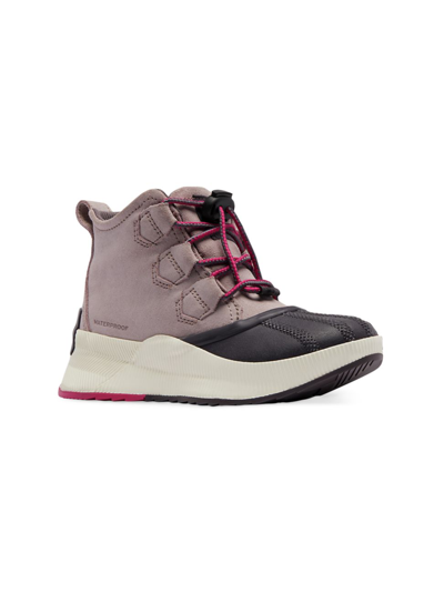 Sorel Kids' Out 'n About Classic Waterproof Boot In Vapor Pulse