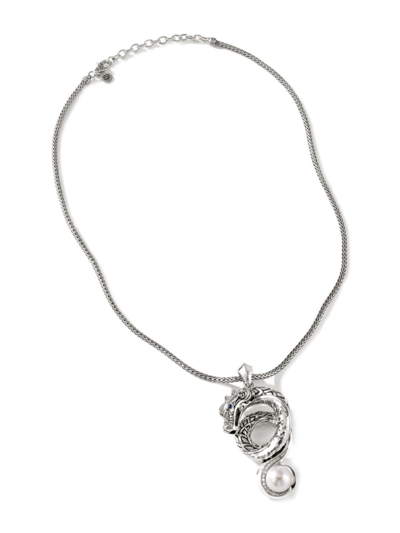 John Hardy Women's Legends Naga Sterling Silver & Multi-gemstone Pendant Necklace In Silver-tone