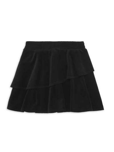 Everafter Kids' Girl's Remi Double Ruffle Skirt In Black