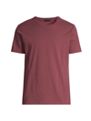 Atm Anthony Thomas Melillo Short-sleeve Regular Fit Stretch T-shirt In Cordovan