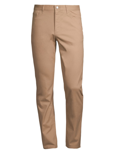 Michael Kors Men's Parker Stretch 5-pocket Trousers In Khaki
