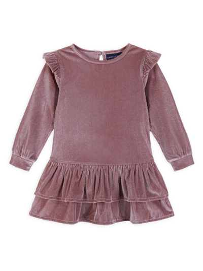 Andy & Evan Babies' Little Girl's & Girl's Drop Waist Dress In Pink