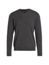 Saks Fifth Avenue Collection Cashmere V-neck In Gull
