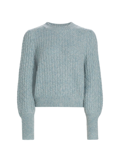 The Westside Tara Alpaca-blend Sweater In Blue Sky