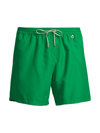 Loro Piana Bay Soft Albatros Swim Trunks In Vivid Green