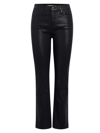 HUDSON WOMEN'S NICO MID-RISE COATED STRETCH STRAIGHT-LEG ANKLE JEANS