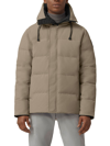 Canada Goose Black Label Black Disc Macmillan Quilted Hooded Down Parka In Quicksand