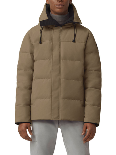 Canada Goose Black Label Black Disc Macmillan Quilted Hooded Down Parka In Quicksand