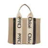 Chloé Women Woody Small Canvas Tote In Multi