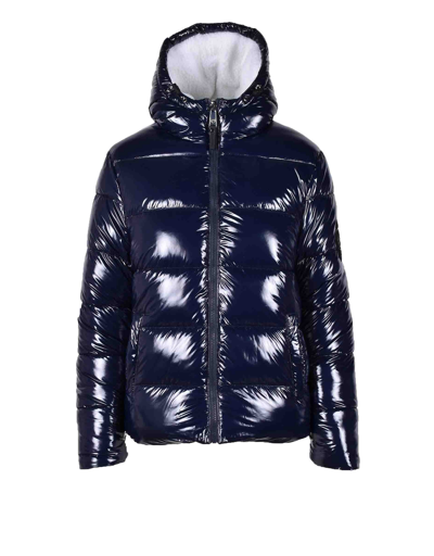 Philipp Plein Coats & Jackets Women's Blue Padded Jacket