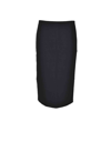 LES HOMMES SKIRTS WOMEN'S BLACK SKIRT