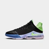 Nike Lebron 19 Low Basketball Shoes In Black/ghost Green/purple Pulse