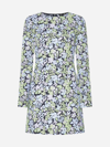 Stine Goya Lecce Floral Print Mini Dress