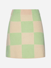 Stine Goya Andria Check Alpaca-blend Miniskirt