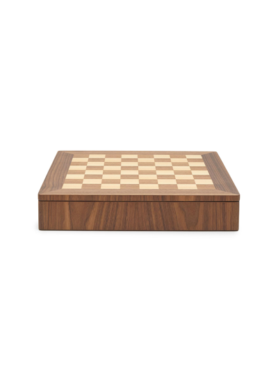 Agresti Walnut Wood Chess Set In Brown