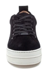 J/slides Nyc Jslides Noca Platform Lace-up Sneaker In Black Suede