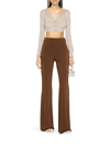 Jacquemus Cropped Off-the-shoulder Cardigan In Nude & Neutrals