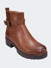 Gc Shoes Georgia Cognac Booties In Brown