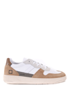 DATE SNEAKERS UOMO D.A.T.E. COURT 2.0 VINTAGE LEATHER AND SUEDE