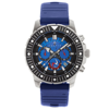Nautis Caspian Chronograph Strap Watch With Date In Blue