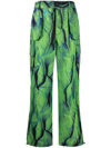AGR ABSTRACT-PRINT CARGO TROUSERS