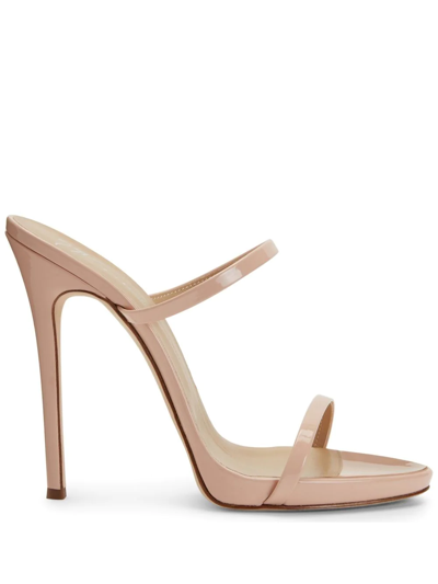 Giuseppe Zanotti Darsey Patent Leather Sandals In Pink