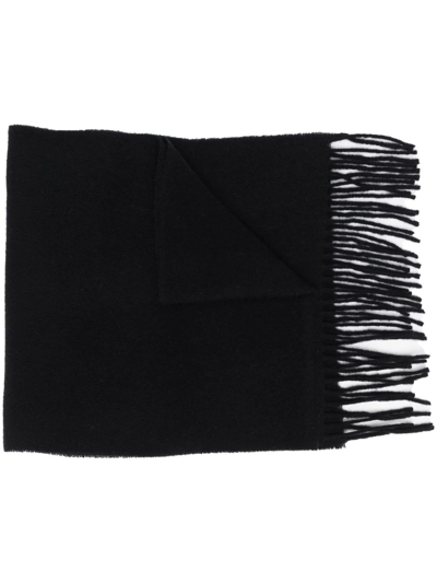 Filippa K Fringe-trimmed Cashmere Scarf In Grey