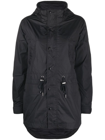 Polo Ralph Lauren Hooded Parka Coat In Schwarz