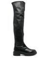 Geox Iridea 50mm Over-the-knee Boots In Schwarz