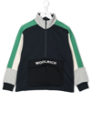 Woolrich Embroidered-logo Sweatshirt In Blau