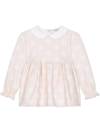 Dolce & Gabbana Logo-print Long-sleeve Tunic In Neutrals